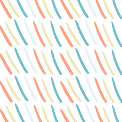 Abstract hand drawn pattern. Background with decorative shapes in doodle style