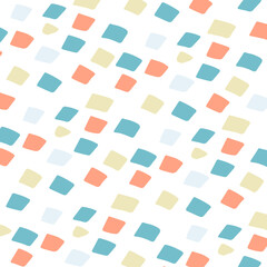 Abstract hand drawn pattern. Background with decorative shapes in doodle style