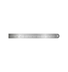 Ruler, isolated icon pictogram on a white background. Vector illustration.