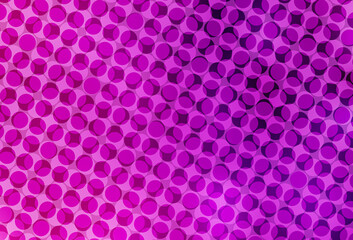 Light Pink vector background with spots.