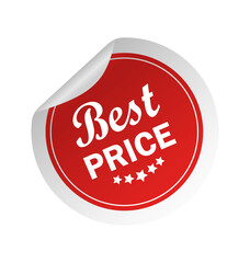 Best price sticker, great design for any purposes. Vector illustrstion.