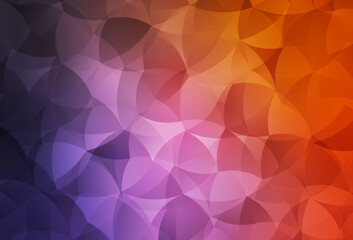 Dark Pink, Red vector abstract mosaic backdrop.