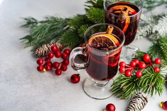 Mulled wine with spices - Powered by Adobe
