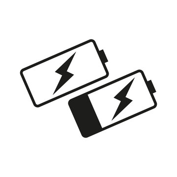 recommend clip art: Battery icon. Electric power. Vector illustration. stock image.