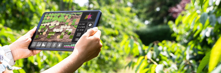 Smart Farming Digital Technology Agriculture App