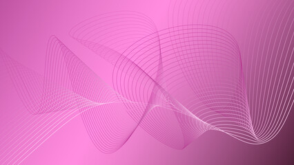 Desktop wallpaper. Geometric thin lines in pink colors