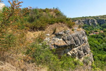 Ruins of medieval fortificated city of Cherven, Bulgaria