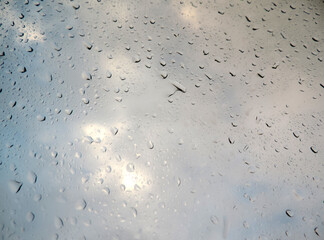 Rain drops on window texture