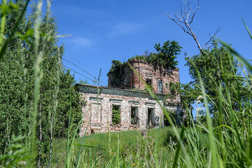 an abandoned Orthodox church.