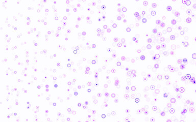 Light Purple vector texture with disks.