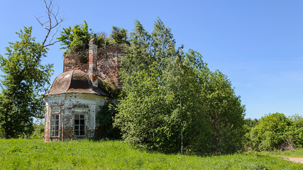 an abandoned Orthodox church.