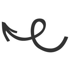 Flat quirky arrows set. Up and down direction pointer. Hand drawn abstract vector illustration isolated on white background. EPS10