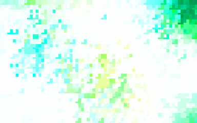 Light Blue, Green vector backdrop with rhombus.