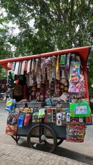 bicycle parked in the park