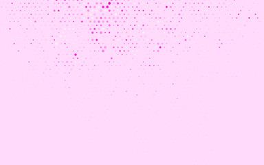 Light Pink, Yellow vector Abstract illustration with colored bubbles in nature style.