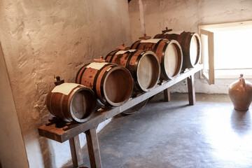 Barrels used in the process of making Balsamic Vinegar
