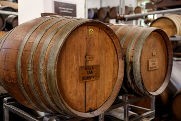 Barrels used in the process of making Balsamic Vinegar

