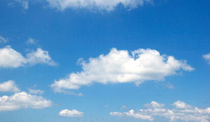 blue sky white clouds