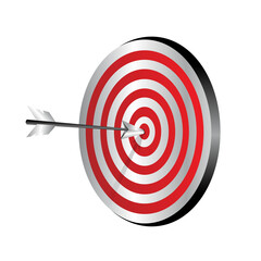 Target with arrow