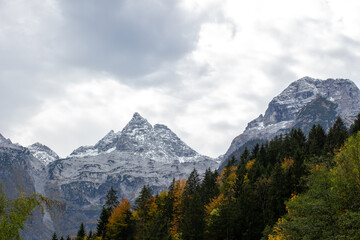 Mountain in Tyrol Austria in Autumn