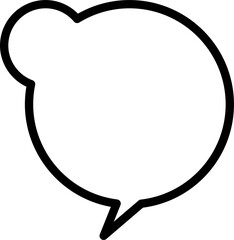 speech bubbles on transparent background . chat box or chat vector square and doodle message or communication icon Cloud speaking for comics and minimal message dialog
