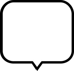 Fototapeta premium speech bubbles on transparent background . chat box or chat vector square and doodle message or communication icon Cloud speaking for comics and minimal message dialog