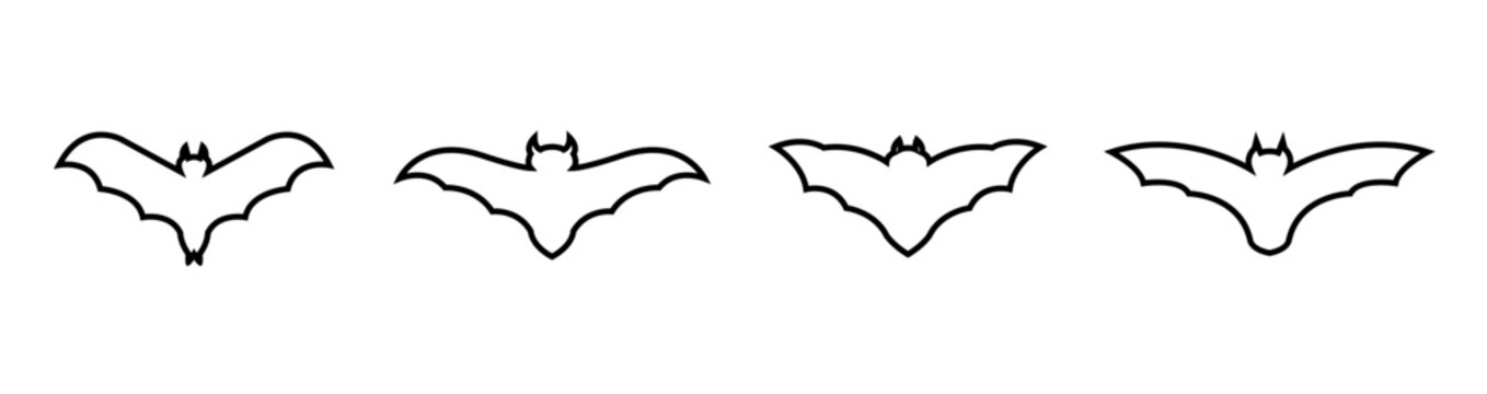 Outline Bat Icon