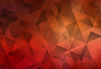 Light Red vector low poly layout.