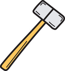 Construction Material Filled Color Icon