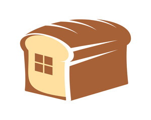 Bread shape with windows inside