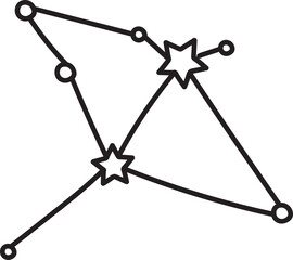 constellation  doodle icon