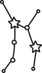 constellation  doodle icon