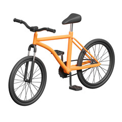 Fototapeta premium bicycle 3d illustration
