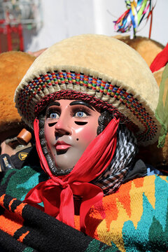 party in chiapa de corzo with colorful costumes