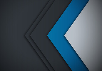 Modern Overlap Dimension Blue Line Bar Background with Copy Space for Text or Message