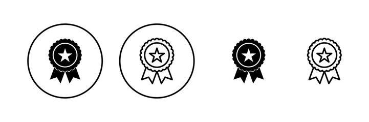 Badge icon vector. Awards icon vector. Achieve sign and symbols