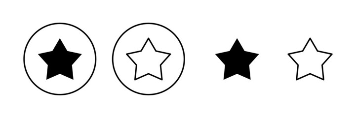 Star icon vector. rating sign and symbol. favourite star icon