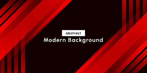 Modern abstract red color on black background