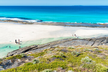 11 mile beach in Esperance is beautiful with blue water, great waves and white beach.
