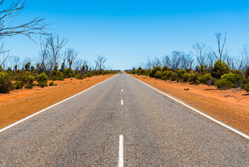 Fototapeta premium Fisheries road on the way to Esperance