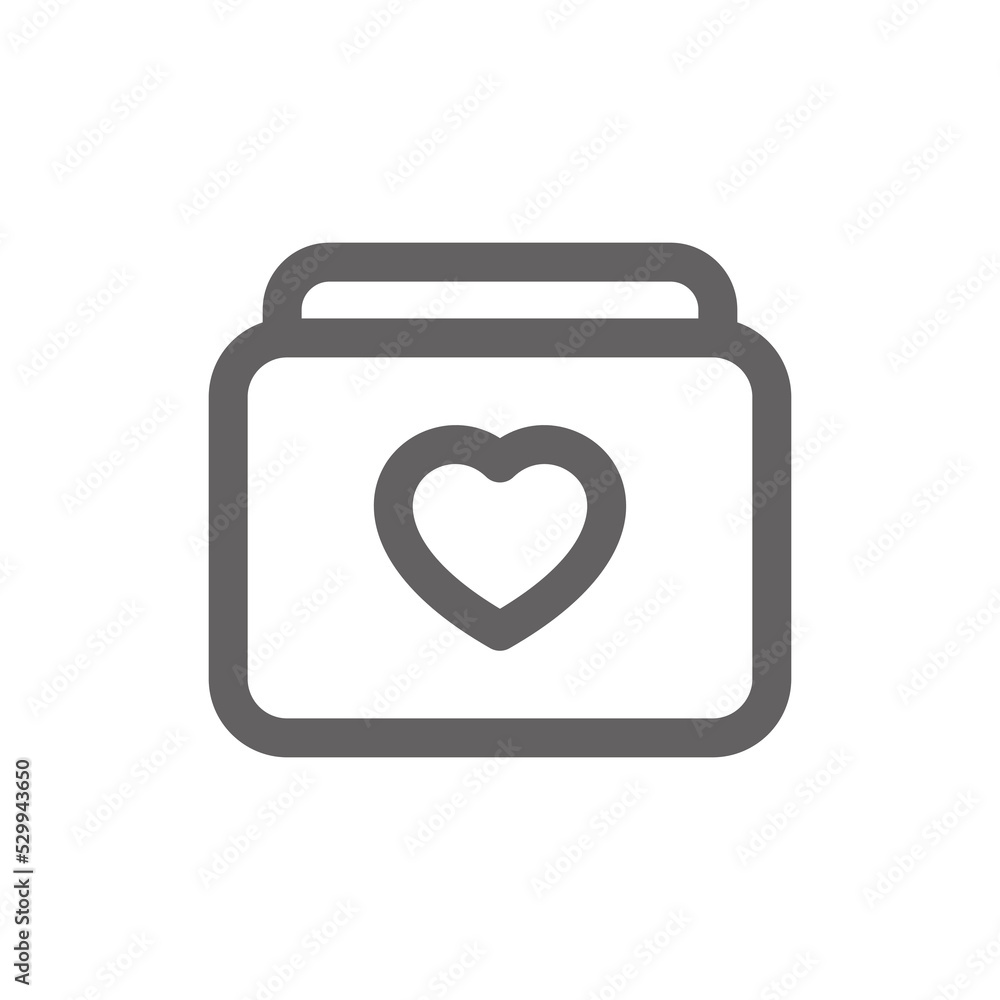 Wall mural preferred folder icon. perfect for web design or user interface applications. vector sign and symbol