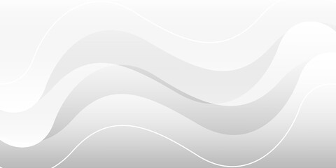 abstract white gradient wave and smooth line background