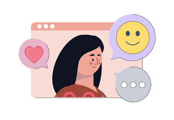 Social media concept