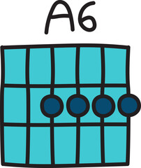 guitar chord doodle