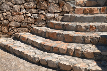 Scale con forma circolare da esterno