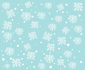 winter holiday New Year Christmas background postcard snow