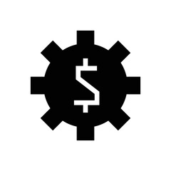 Obraz premium Financial management vector icon symbol design