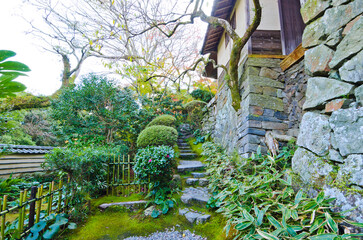 Garyu Sanso Villa in Ozu town, Ehime prefecture, Shikoku, Japan