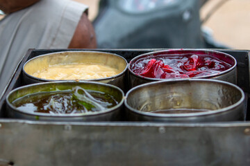 Sugar prepared for crafting into different shapes for kids