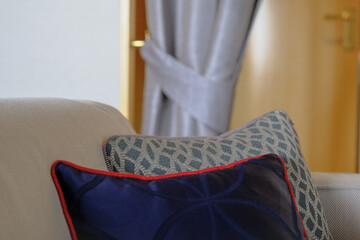 Luxurious ocean view or oceanview or outside or exterior balcony veranda cabin suite on luxury...